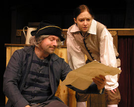 Tim Dominicus and Stephanie Moeller in Treasure Island