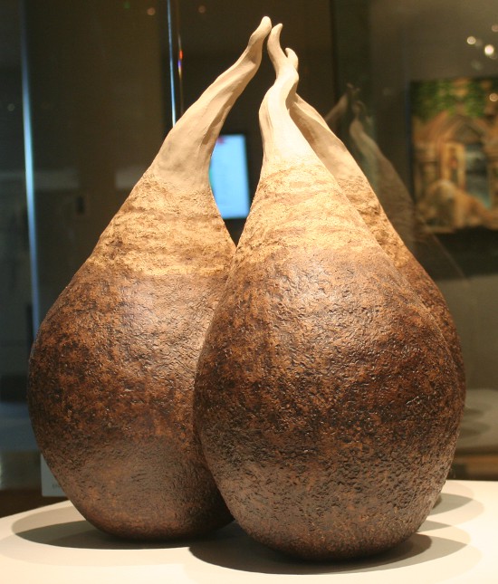 Elizabeth Shriver, 'Triple Gourd Form with Tendrils'