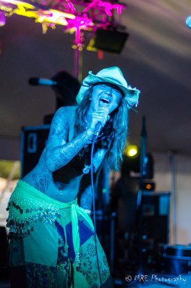 A participant in an open-mic session at Summer Camp 2012. Photo by Matt Erickson (MRE-Photography.com).