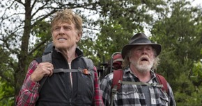 Robert Redford and Nick Nolte in A Walk in the Woods