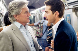 Matt Douglas and Shia LaBeouf in Wall Street: Money Never Sleeps