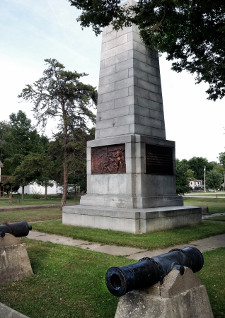 Campbell's Island war memorial. Photo by Bruce Walters.