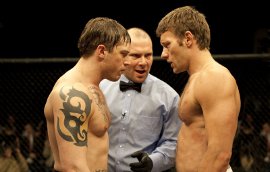 Tom Hardy and Joel Edgerton in Warrior