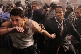 Channing Tatum and Jamie Foxx in White House Down