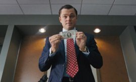 Leonardo DiCaprio in The Wolf of Wall Street