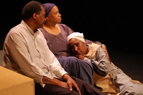 Renaud Haymon, Gina Davis, and Shellie Moore Guy in A Woman Called Truth