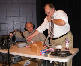 Steve Flanigin and John Turner in The War of the Worlds