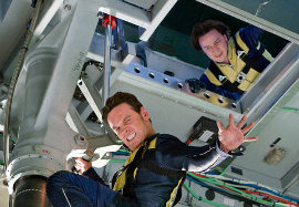 Michael Fassbender and James McAvoy in X-Men: First Class