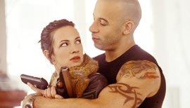 Asia Argento and Vin Diesel in XXX