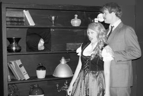 Nate Karstens, Abbey Donohoe, and Ian Sodawasser in Young Frankenstein