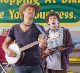 Woody Harrelson and Jesse Eisenberg in Zombieland