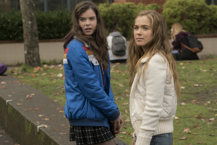 Hailee Steinfeld and Haley Lu Richardson in The Edge of Seventeen