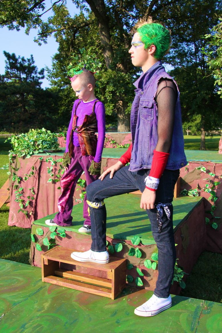 Andy Pavey and Sam Jones in A Midsummer Night's Dream