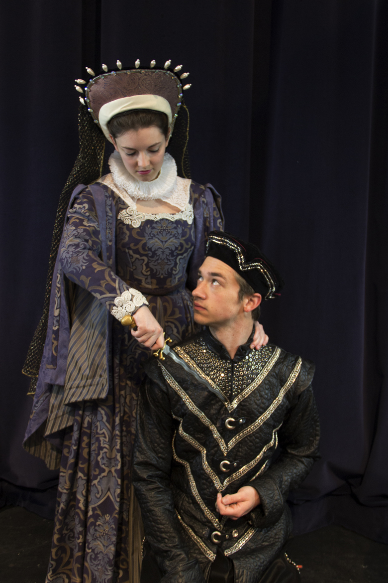 Kayla Lansing and Sam Jones in Richard III