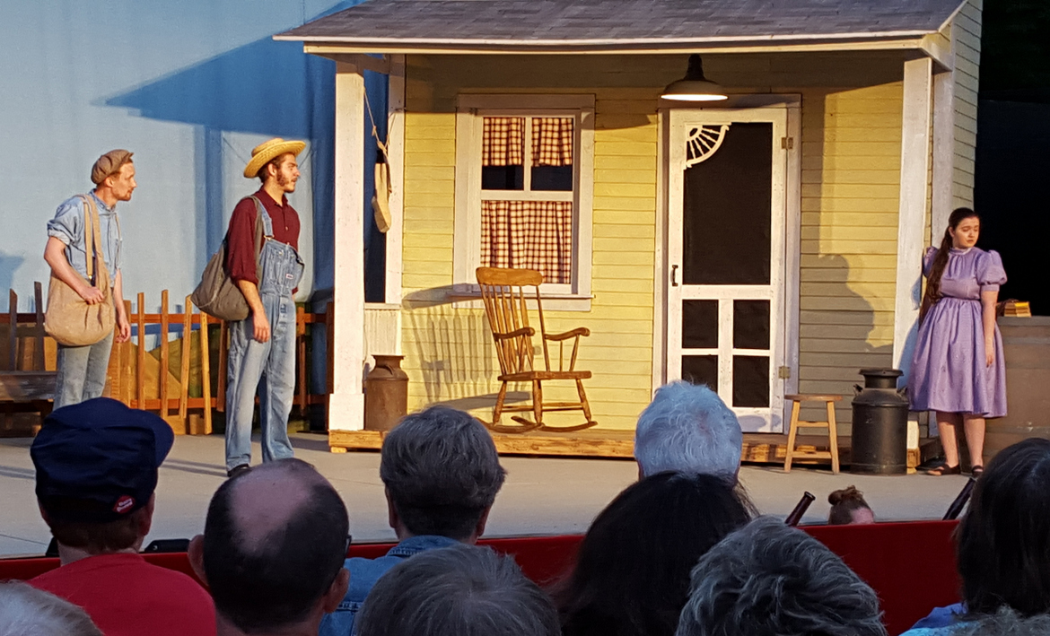 Erik Wilson, Alexander Toth, and Laurie Bawden in The Tender Land