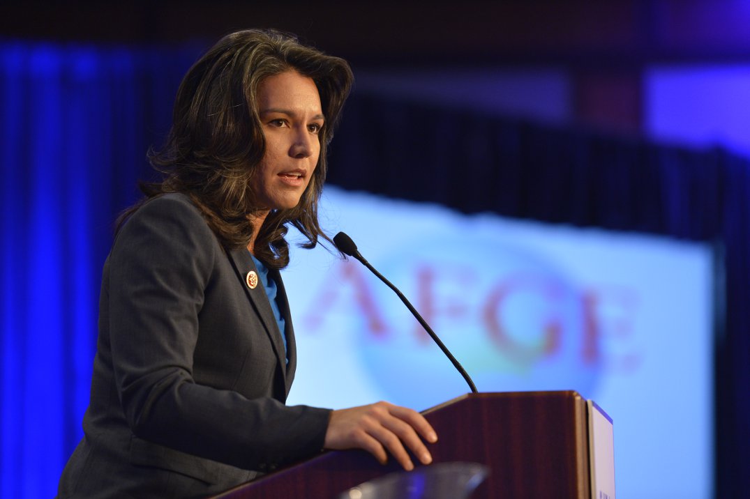 U.S. Representative Tulsi Gabbard in 2013. Photo by the American Federation of Government Employees.