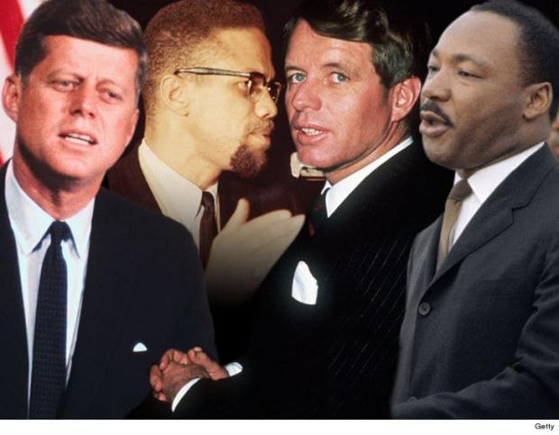 JFK Malcom X RFK MLK