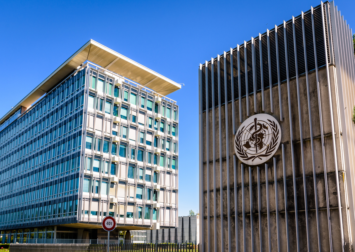 World Health Organization (WHO) Headquarters in Geneva, Switzerland
