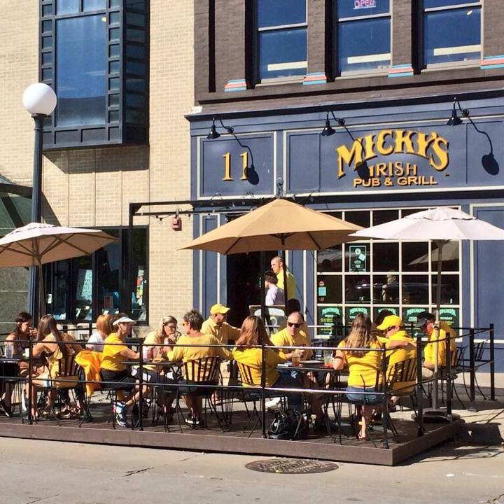 Micky's Irish Pub Founded 1980 at 11 S Dubuque Street in Downtown Iowa City, Iowa 