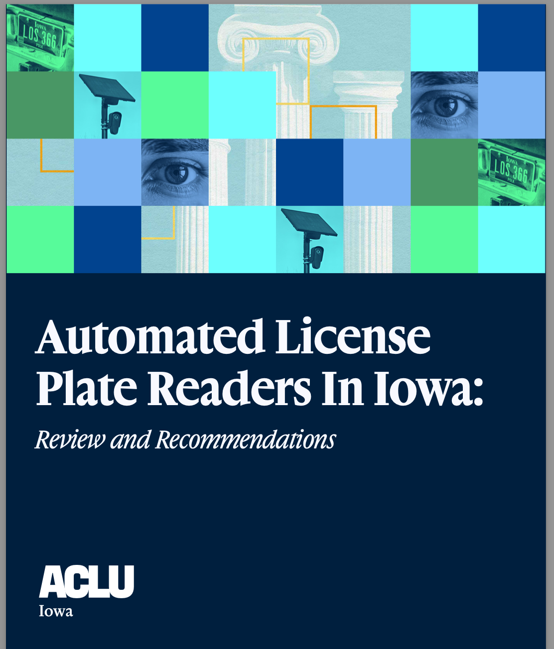 Automated License Plate Readers in Iowa: Review and Recommendations by ACLU Iowa Dec 2026