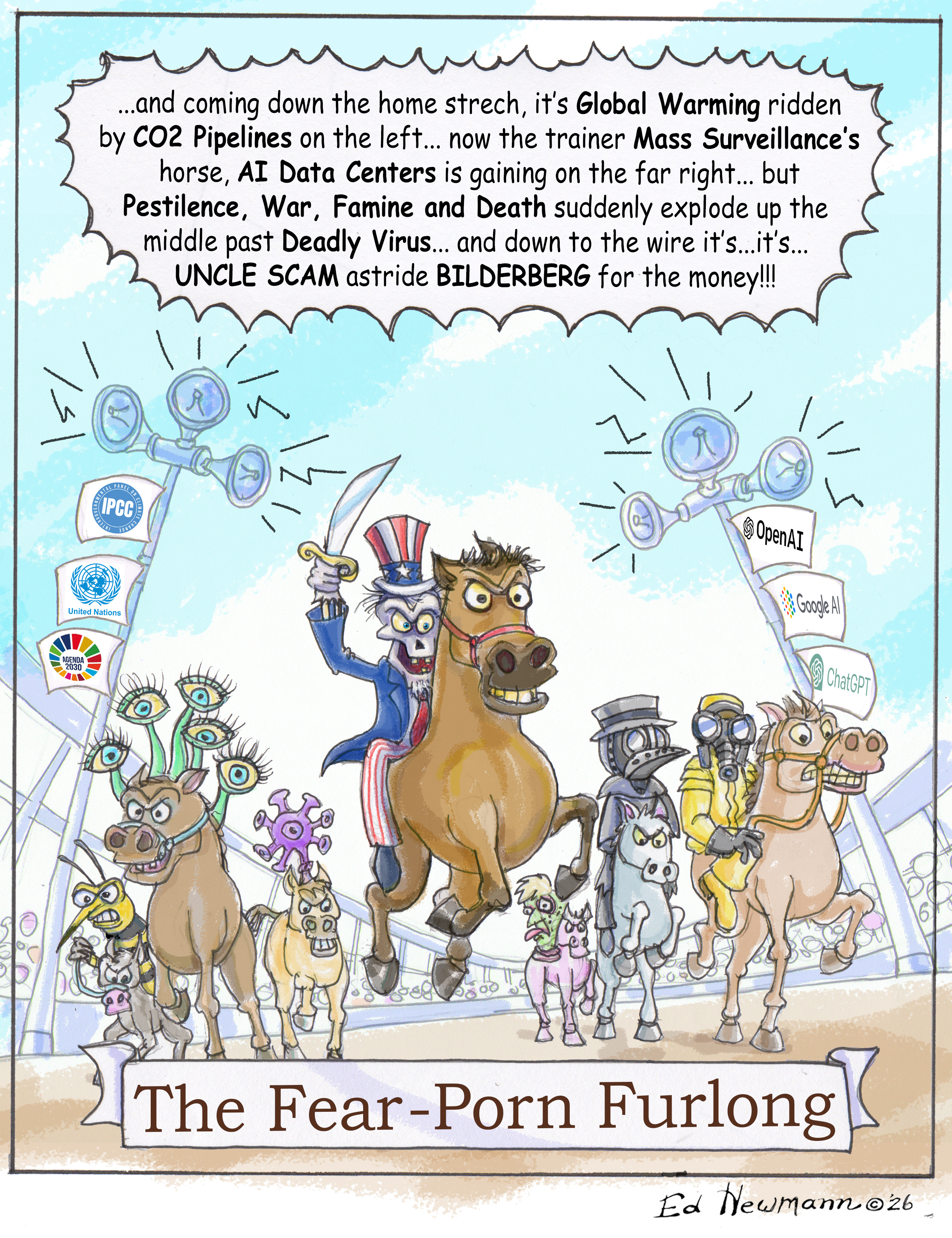 Fear Porn Furlong Winner Uncle Scam Riding Bilderberg