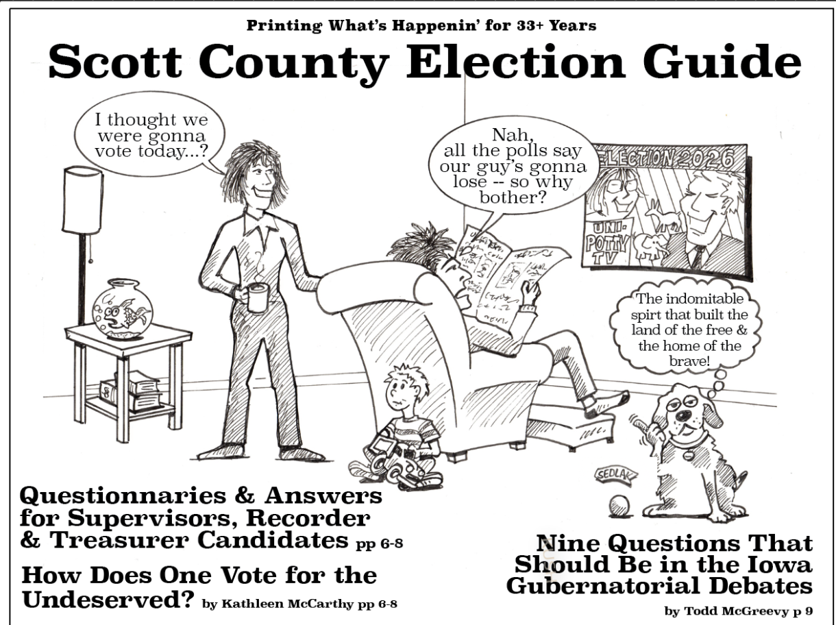 Cartoon by George Sedlak copyright 2026 
