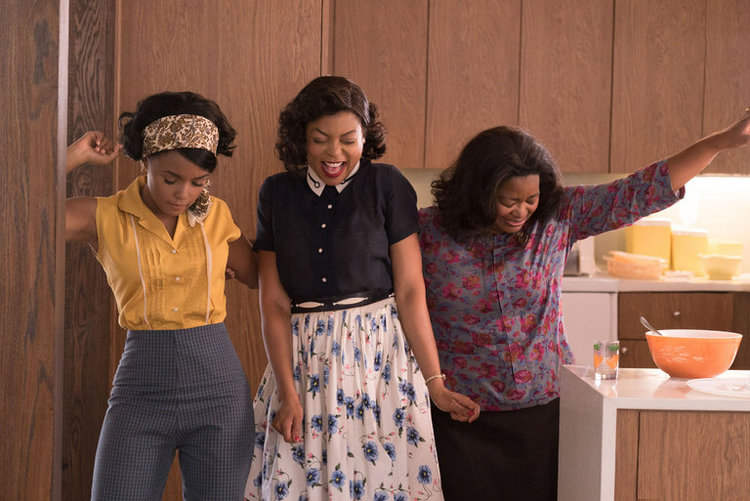 Janelle Monáe, Taraji P. Henson, and Octavia Spencer in Hidden Figures