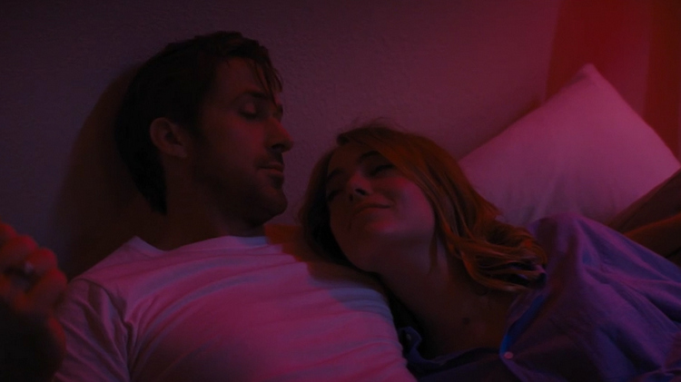 Ryan Gosling and Emma Stone in La La Land