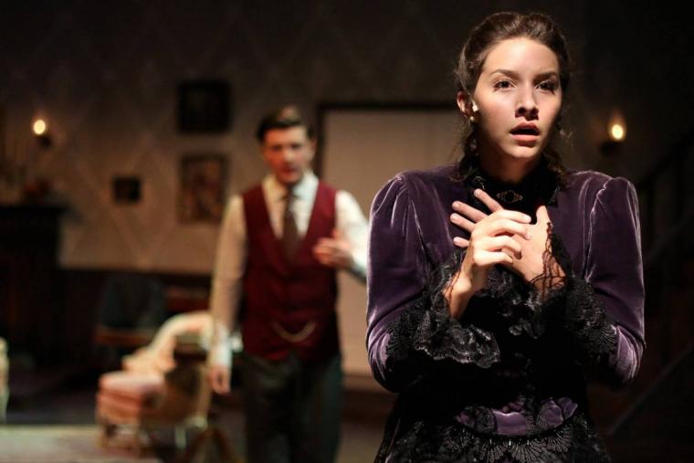 Kieran McCabe and Melissa Weyn in Gaslight