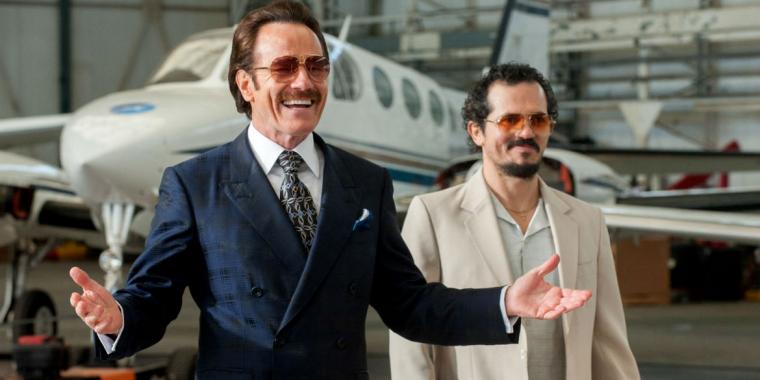 Bryan Cranston and John Leguizamo in The Infiltrator