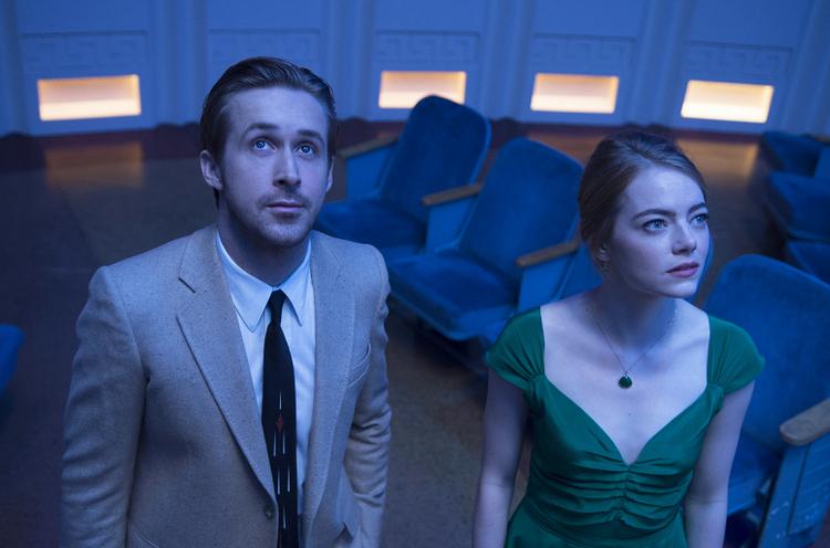 Ryan Gosling and Emma Stone in La La Land