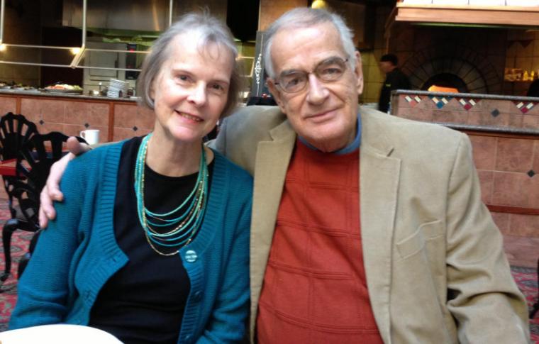 Linda and Lanny Powell at a 2015 jazz brunch at the Davenport Radisson hotel.