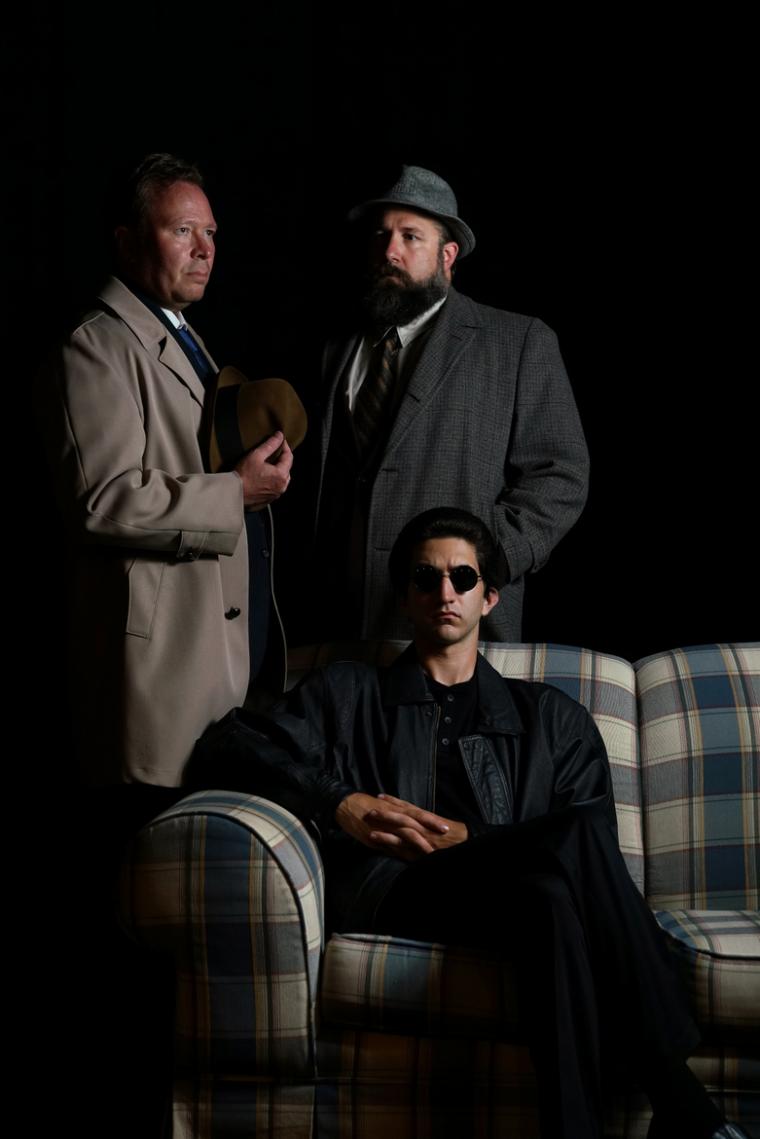 Mike Schulz, John D'Aversa, and Jeremy Mahr in Wait Until Dark