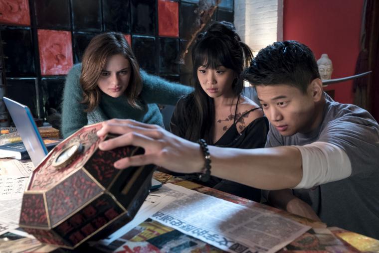 Joey King, Alice Lee, and Ki Hong Lee in Wish Upon