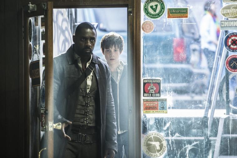 Idris Elba and Tom Taylor in The Dark Tower