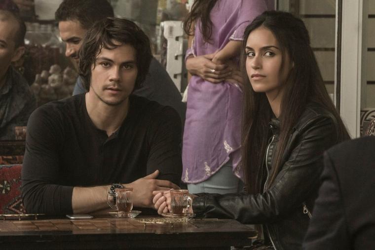 Dylan O'Brien and Shiva Negar in American Assassin