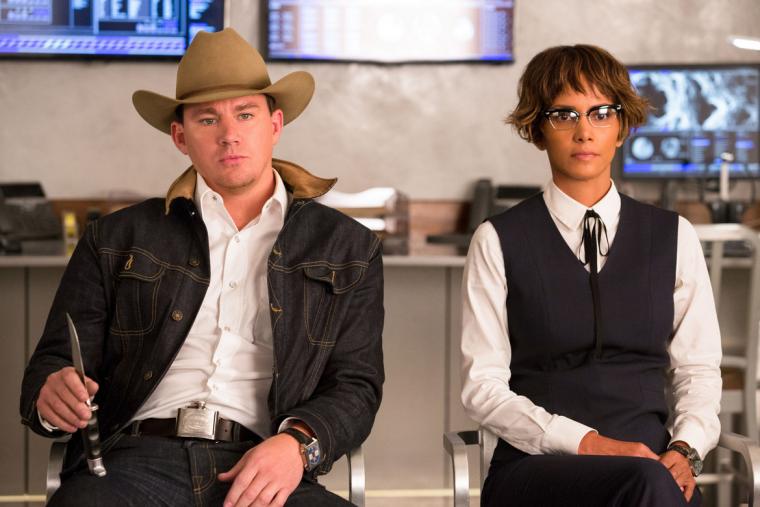 Channing Tatum and Halle Berry in Kingsman: The Golden Circle