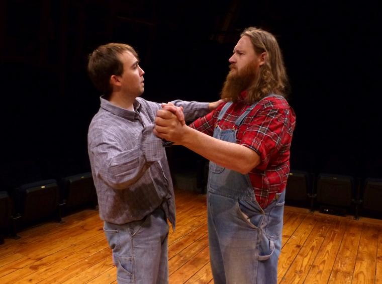 Andreas Renberg and Justin Hager in The Diviners