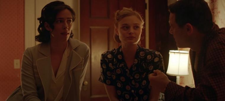 Rebecca Hall, Bella Heathcote, and Luke Evans in Professor Marston & the Wonder Women