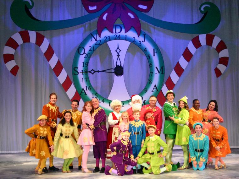 the Elf: The Musical ensemble