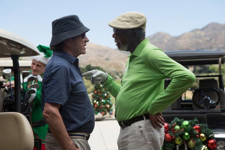 Tommy Lee Jones and Morgan Freeman in Just Getting Started