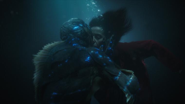 Doug Jones and Sally Hawkins in The Shape of Water