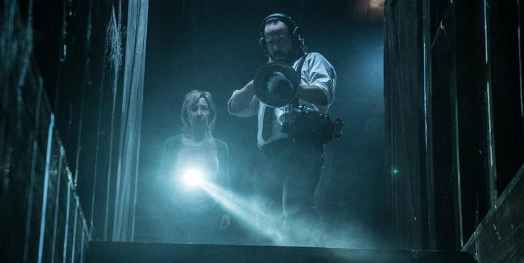 Lin Shaye and Angus Sampson in Insidious: The Last Key