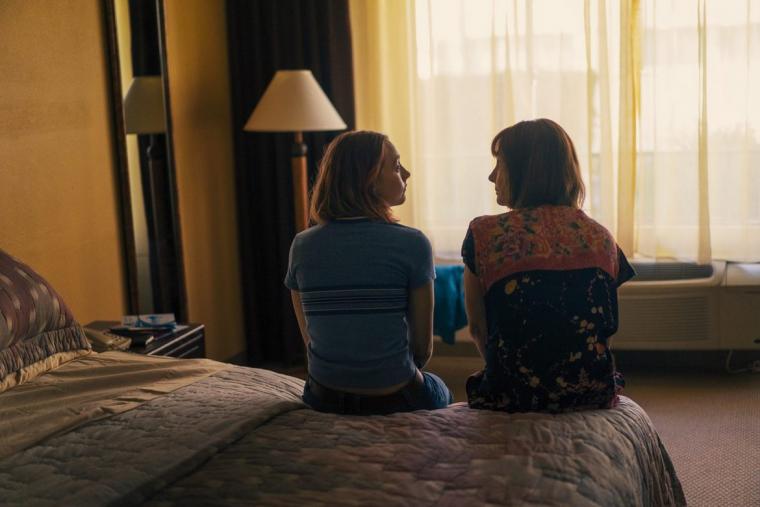 Saoirse Ronan and Laurie Metcalf in Lady Bird