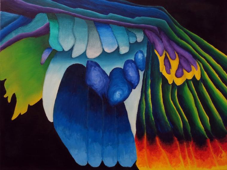 artwork by Monmouth College's Tessa Barry