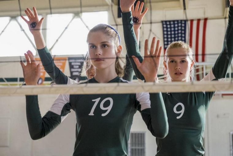 Erin Moriarty and Danika Yarosh in The Miracle Season