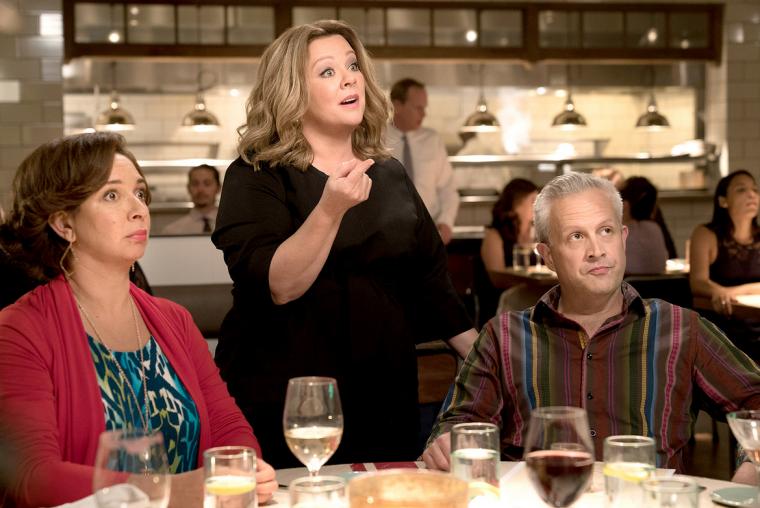 Maya Rudolph, Melissa McCarthy, and Damon Jones in Life of the Party