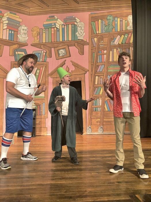 Jeremy Mahr, Brent Tubbs, and Jackson Greene in All the Great Books (Abridged)