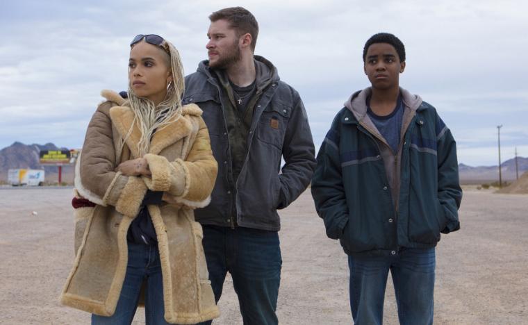 Zoe Kravitz, Jack Reynor, and Myles Truitt in Kin