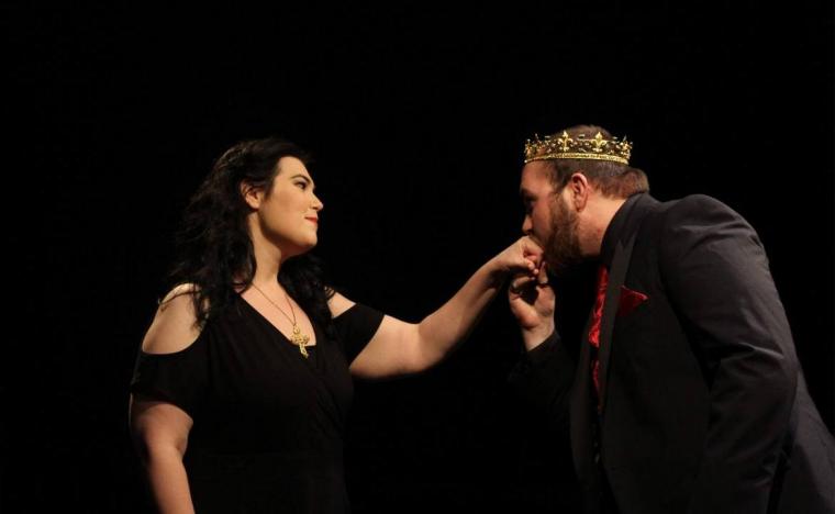 Kitty Israel and Payton Brasher in Henry VIII: All Is True